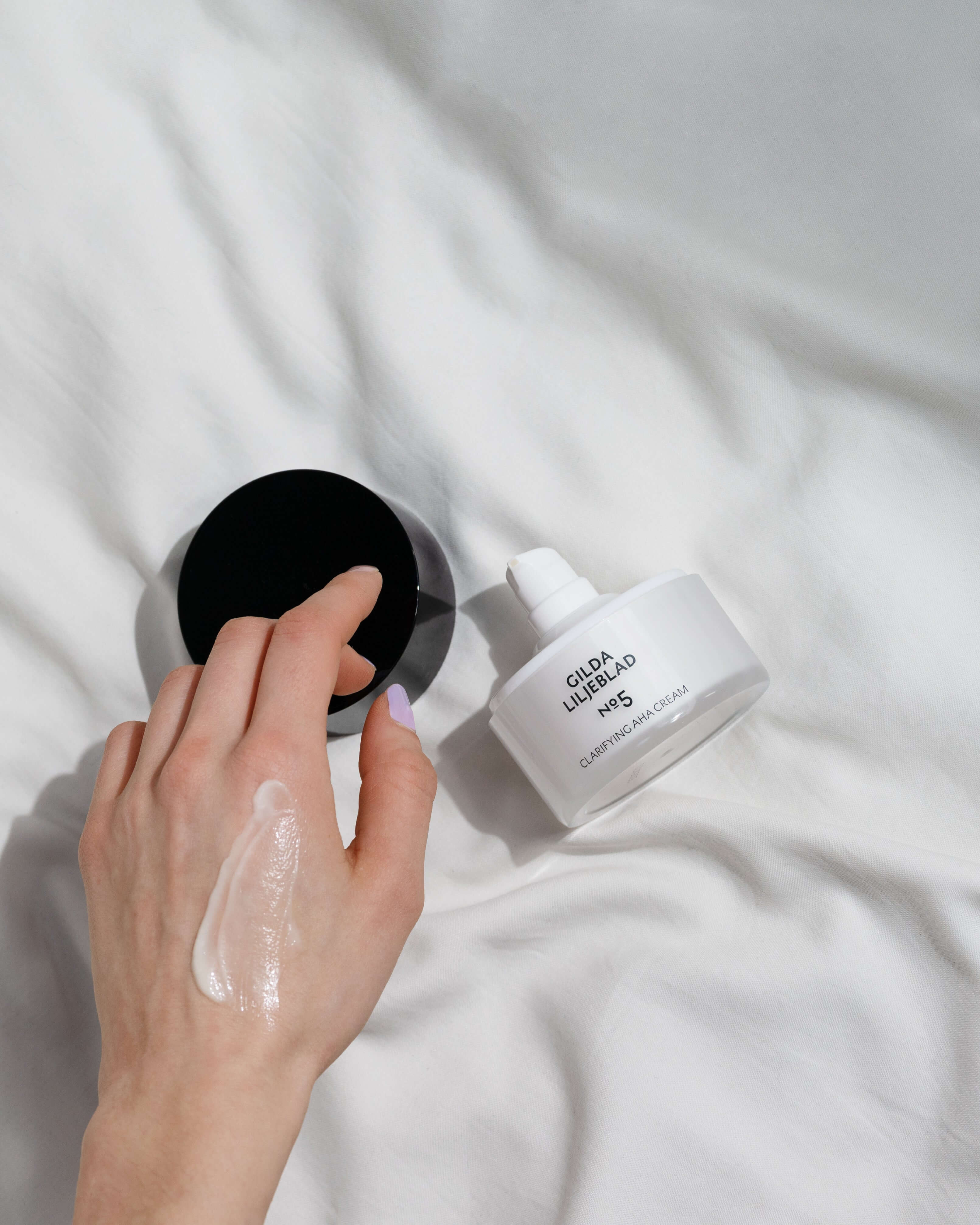 Rozjasňující krém s AHA použití