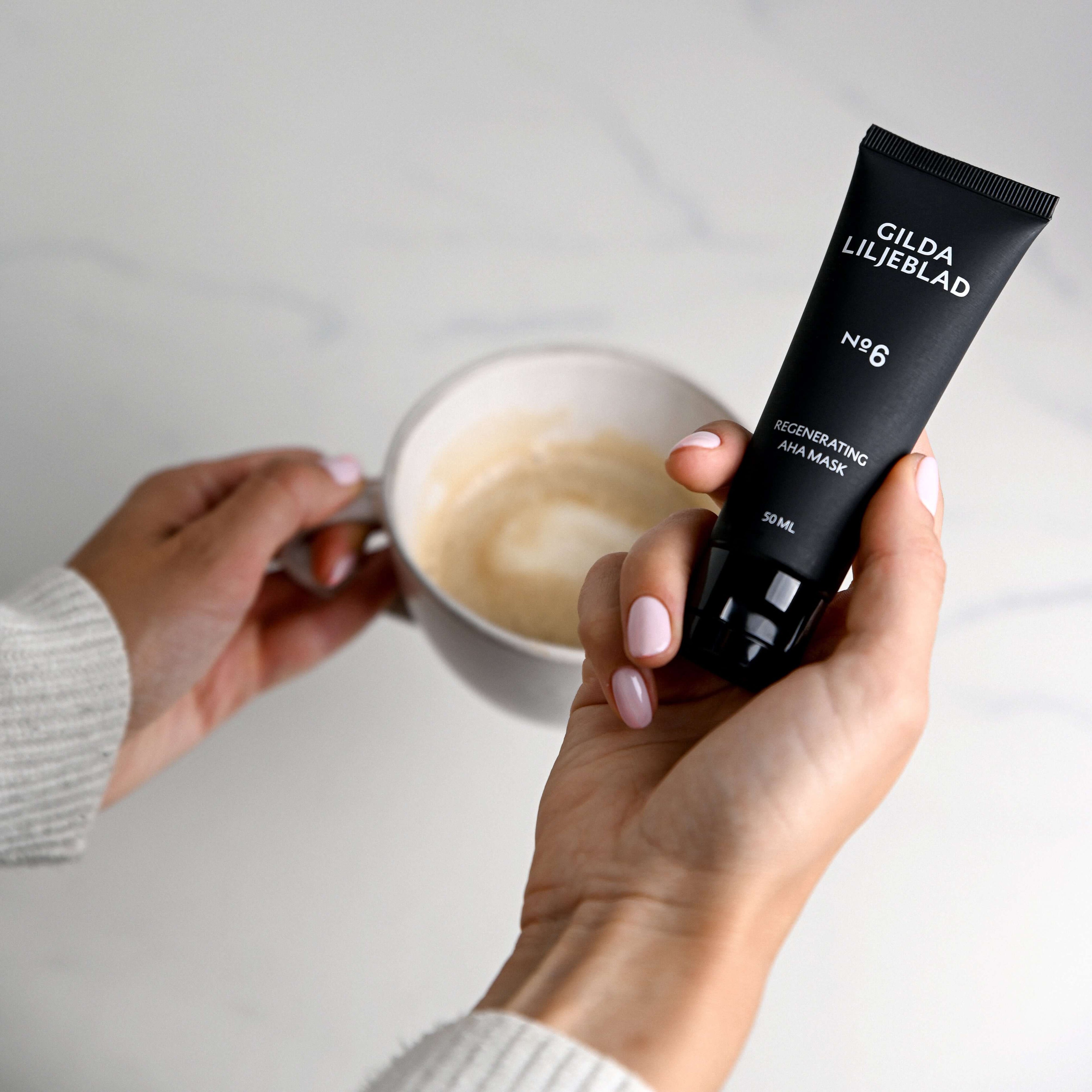 Regenerační maska s AHA rutina