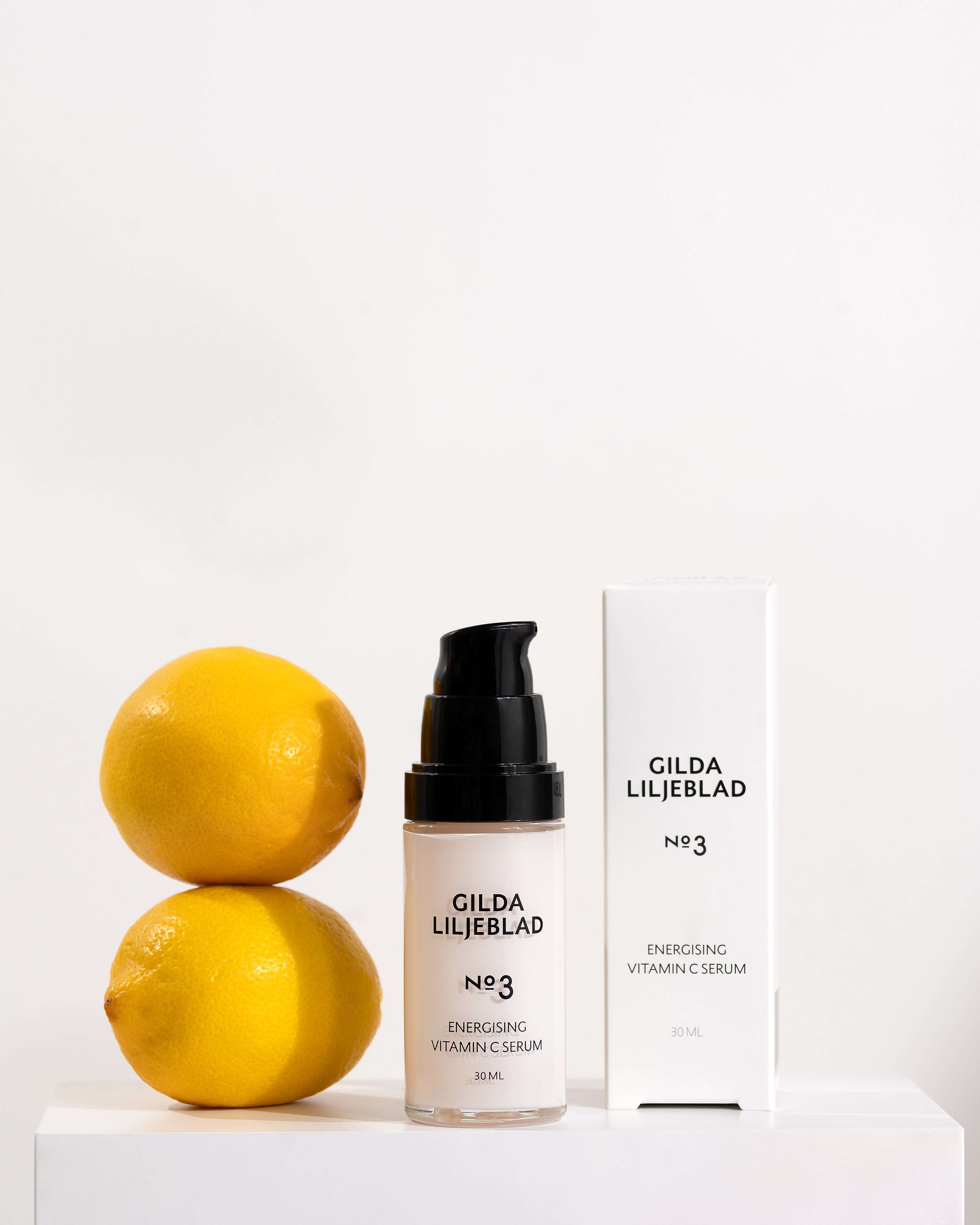 Energizující sérum s vitamínem C, s citrony