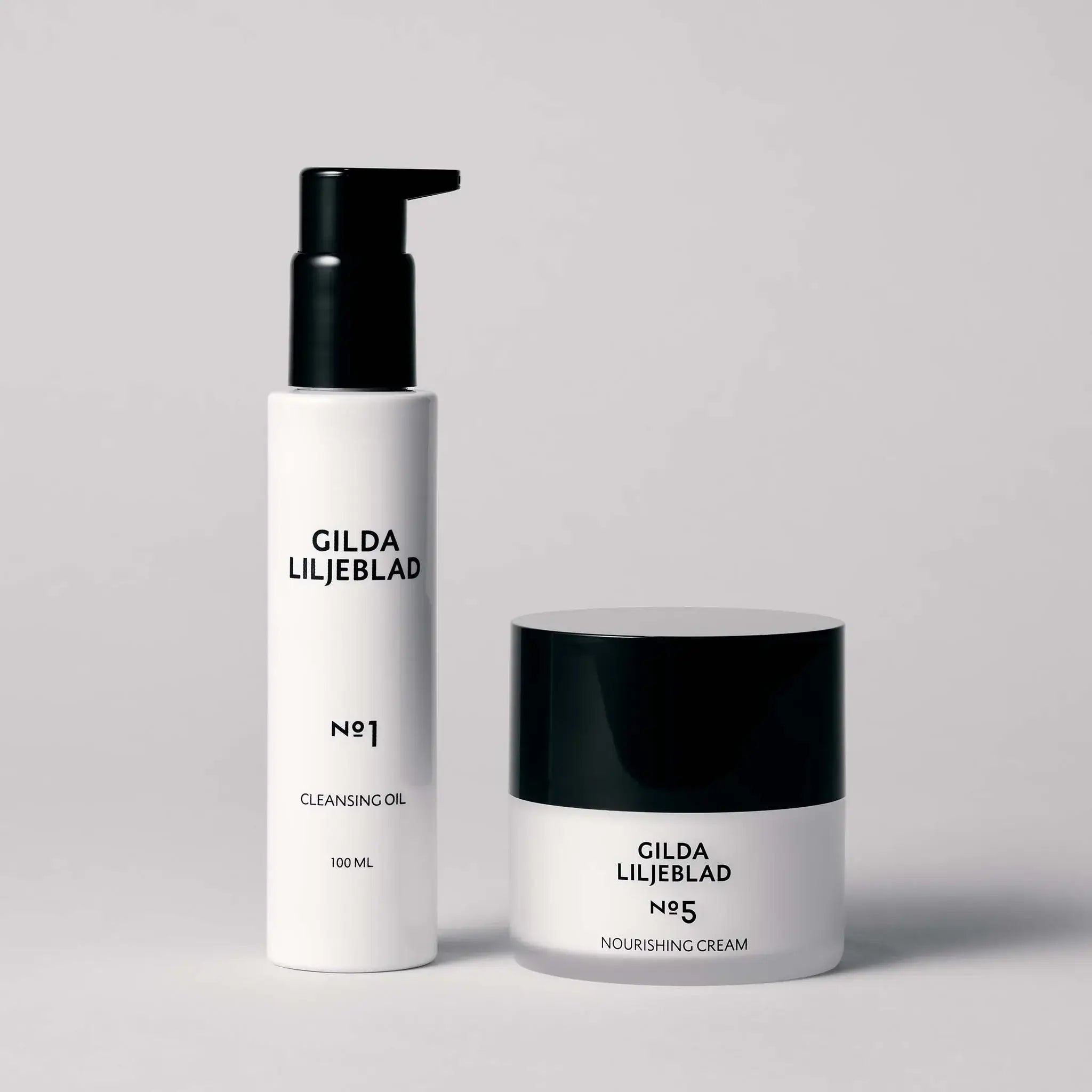 Šetrný čistící olej + Vyživující krém