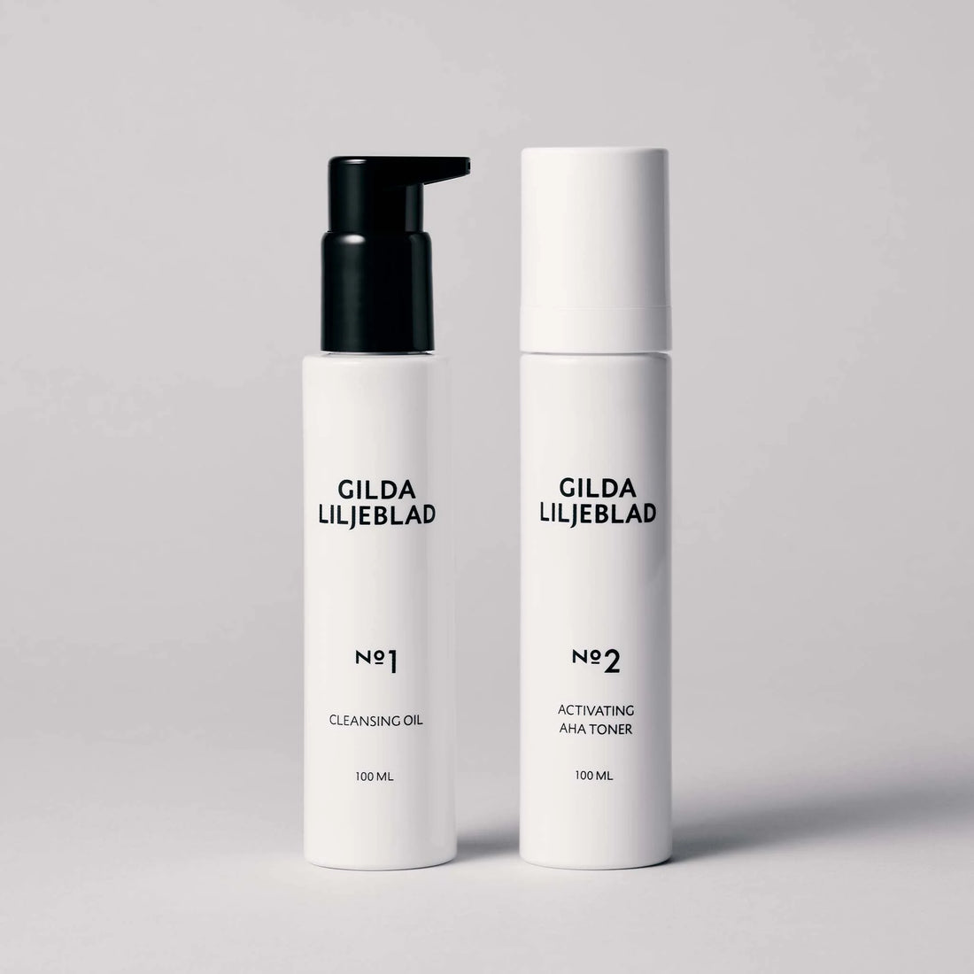 Šetrný čistící olej + Exfoliační AHA tonikum